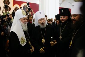 Filaret, Vladimir (Sabodan) and Archbishop Alexander (Drabinko)