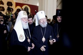Filaret, Vladimir (Sabodan) and Archbishop Alexander (Drabinko)
