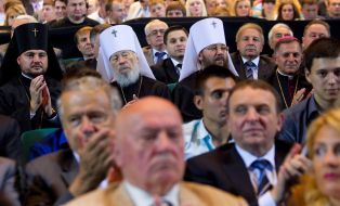 Vladimir (Sabodan) and Archbishop Alexander (Drabinko)