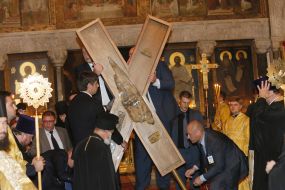 The cross of St. Andrey