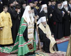 Patriarch Kirill and Metropolitan Vladimir