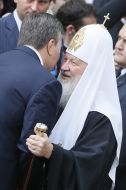 Patriarch Kirill and Viktor Yanukovych