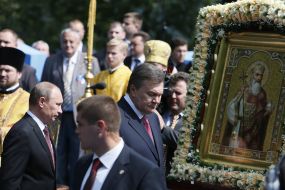 Viktor Yanukovych and Vladimir Putin