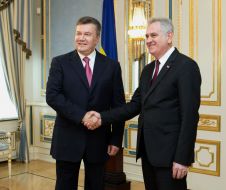 Віктор Янукович і Томіслав Ніколич