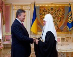 Віктор Янукович і Патріарх Кирил