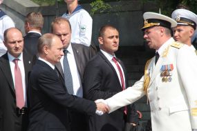 Vladimir Putin and Aleksandr Vitko