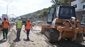 Reconstruction of transporting upshot on the Postal area