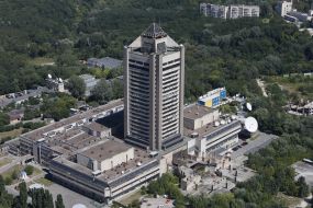 View of the Kyiv telecentre