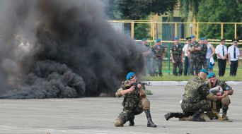  Servicemen of 80th separate airmobile regiment