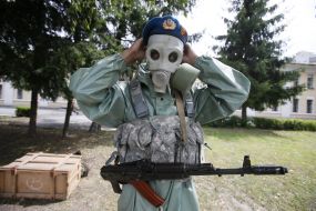 Військовослужбовець 95-ї окремої аеромобільної бригади