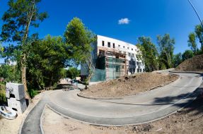 The building of the Institute of Epidemiology and Infectious Diseases. Gromashevskiy