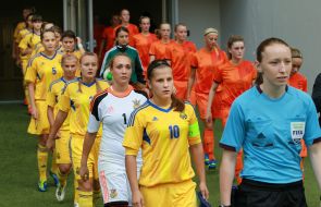 First qualifying round of championship of Europe among womanish commands. Ukraine - Netherlands