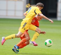 First qualifying round of championship of Europe among womanish commands. Ukraine - Netherlands