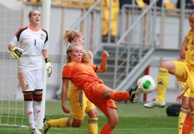 First qualifying round of championship of Europe among womanish commands. Ukraine - Netherlands