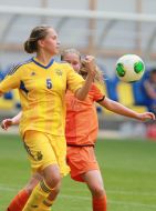 First qualifying round of championship of Europe among womanish commands. Ukraine - Netherlands