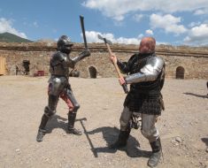 Participants  of festival «Genoese helmet»