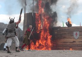 Participants  of festival «Genoese helmet»
