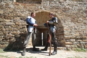 Participants  of festival «Genoese helmet»