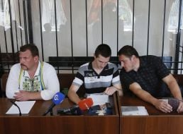 Vitaliy Hruzinov, Sergey Boyko and Yaroslav Lysenko