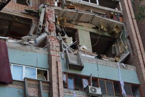 The house where the explosion occurred