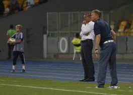 Олег Блохин и Роман Григорчук