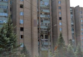 The house where the explosion occurred