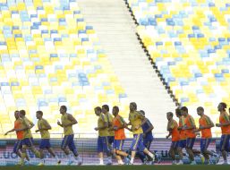 Players of the national team of Ukraine on football
