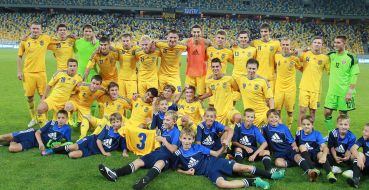Players of the youth team of Ukraine (U-21)