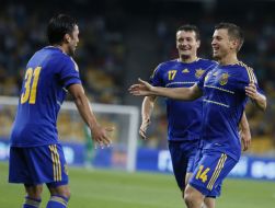 Ruslan Rotan, Edmar Galovsky de Lacerda and Artem Fedetskiy