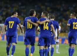 Ruslan Rotan, Edmar Galovsky de Lacerda and Artem Fedetskiy