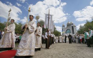 Освячення води на Дніпрі