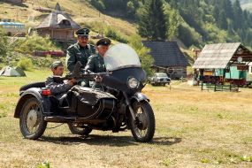 Participants of military historical reconstruction