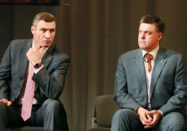 Vitali Klitschko, Oleg  Tyagnibok  