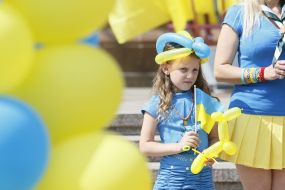 Учасниця  флешмобу