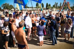 Oleg Tyagnibok and Ruslan Koshulynskyy