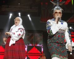 Vera Serdyuchka (Danilko) and Inna Belokon