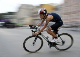 Учасник змагань з тріатлону Kyiv Triathlon Cup-2013