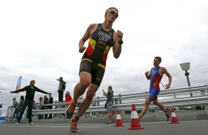 Competitioners on triathlon Kyiv Triathlon Cup-2013