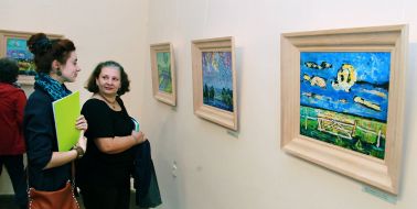 Visitors of the exhibition