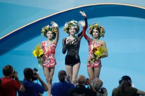 Yana Kudryavtseva, Anna Rizatdinova and Margarita Mamun