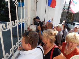 Протест проти заходу кораблів НАТО в Севастополь