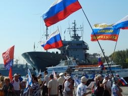 Протест проти заходу кораблів НАТО в Севастополь