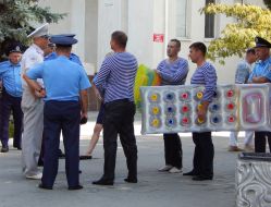 Протест проти заходу кораблів НАТО в Севастополь