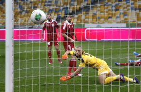 Goal against FC "Aktobe"