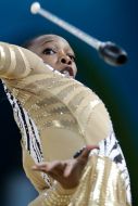 Participant of world cup on the artistic gymnastics
