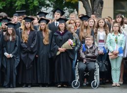 Ceremony of dedication of freshmen in students 
