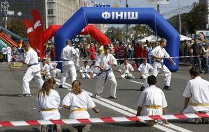 Demonstration performances karate