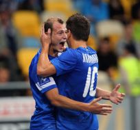 Yevgeny Konoplyanka and Roman Zozulya