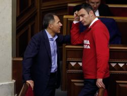 Vitaliy Klichko and Nikolay Rudkovskiy