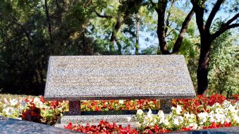 Laying of the first stone of the park